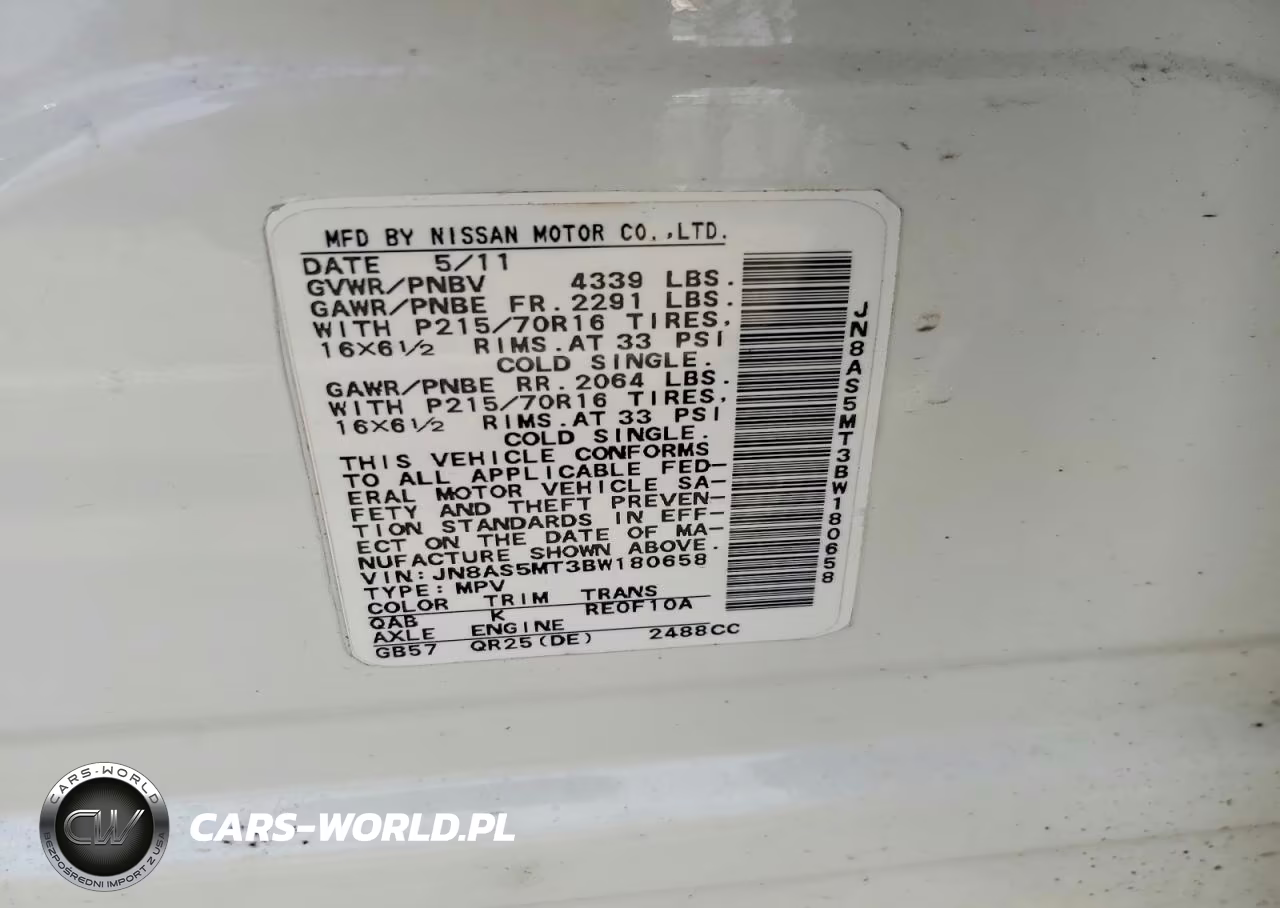 2011 Nissan Rogue S VIN:JN8AS5MT3BW180658 - 13