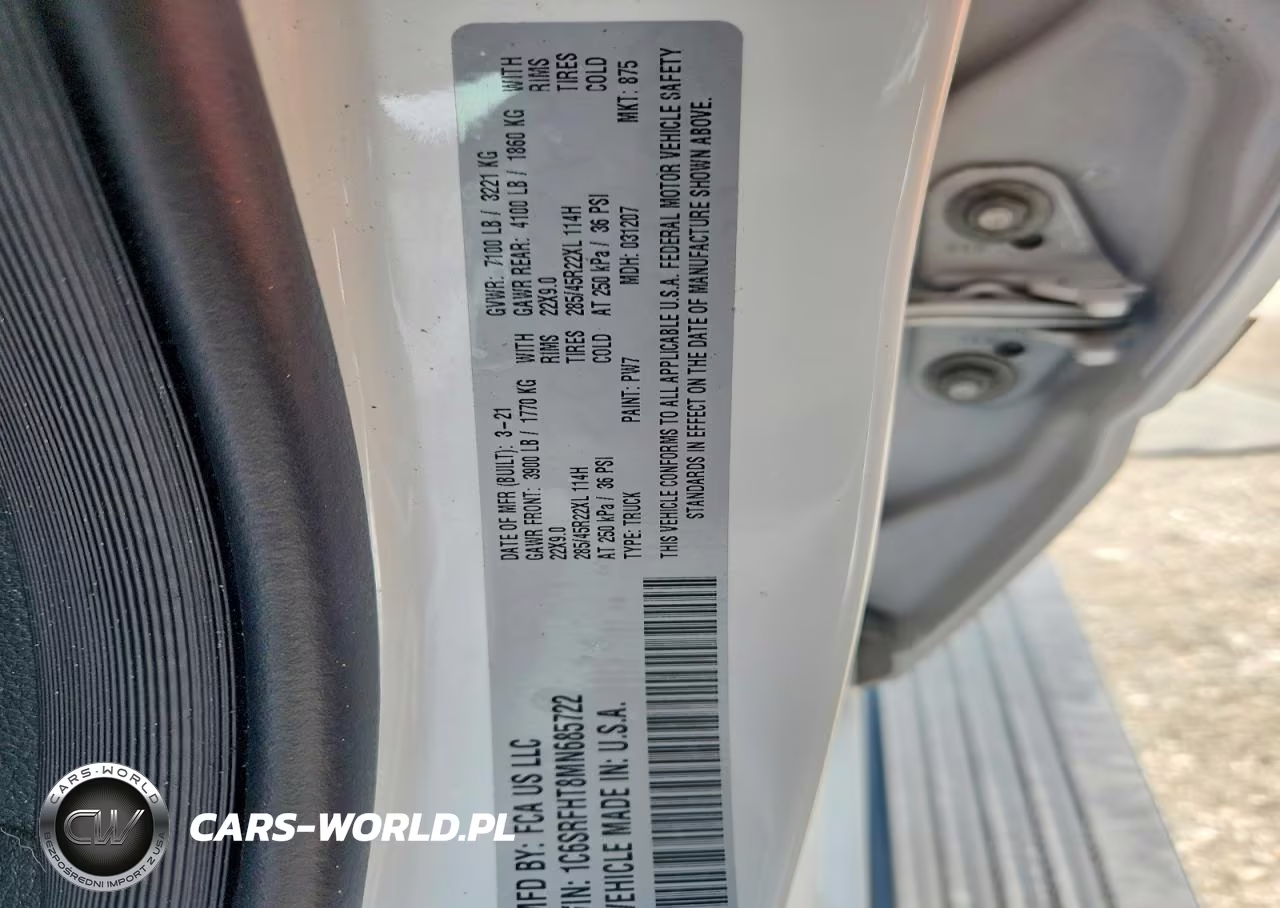 2021 Ram 1500 Limited VIN:1C6SRFHT8MN685722 - 13