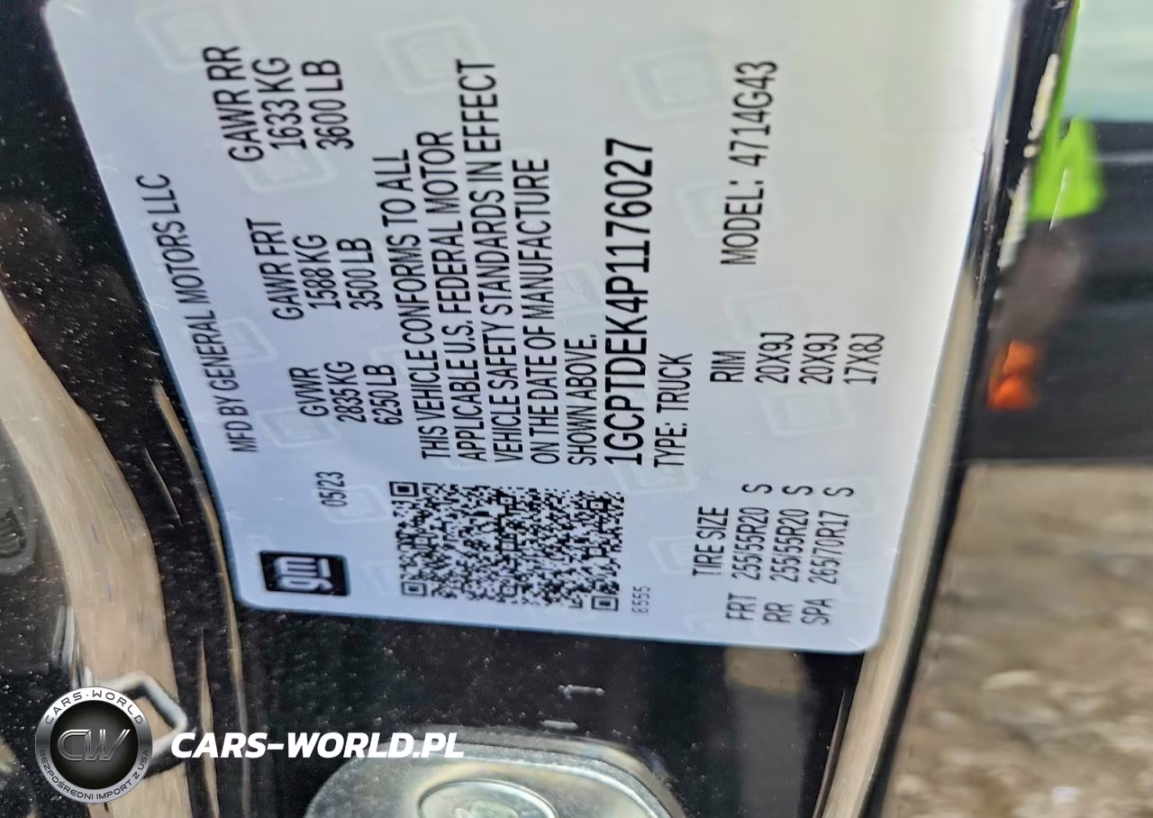 2023 Chevrolet Colorado Z71 VIN:1GCPTDEK4P1176027 - 12