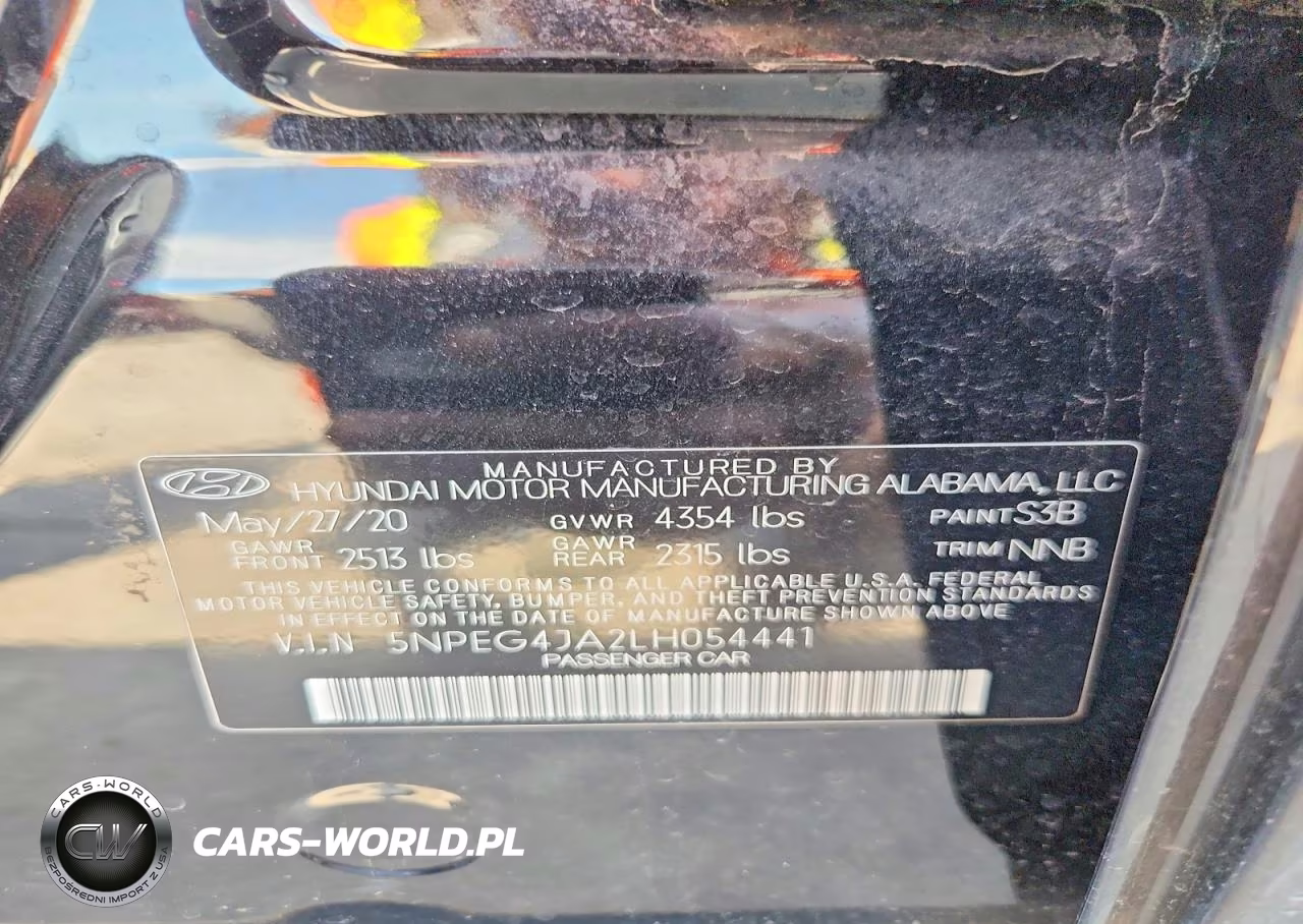 2020 Hyundai Sonata Se VIN:5NPEG4JA2LH054441 - 12