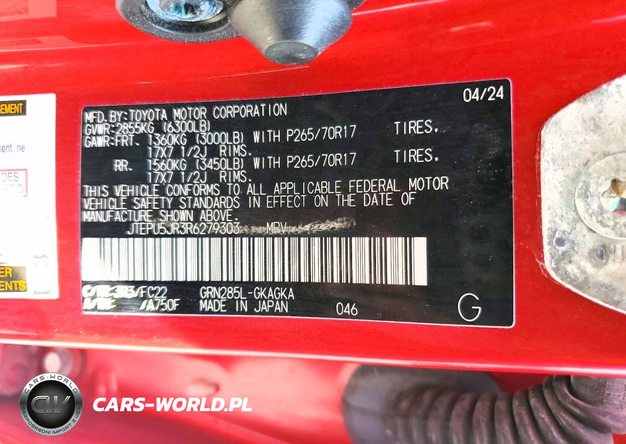 2024 Toyota 4Runner Sr5-Sr5 Premium VIN:JTEPU5JR3R6279303 - 13