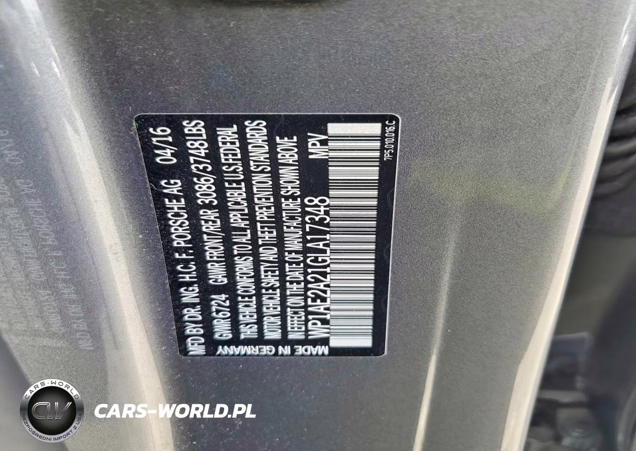 2016 Porsche Cayenne Se Hybrid VIN:WP1AE2A21GLA17348 - 13