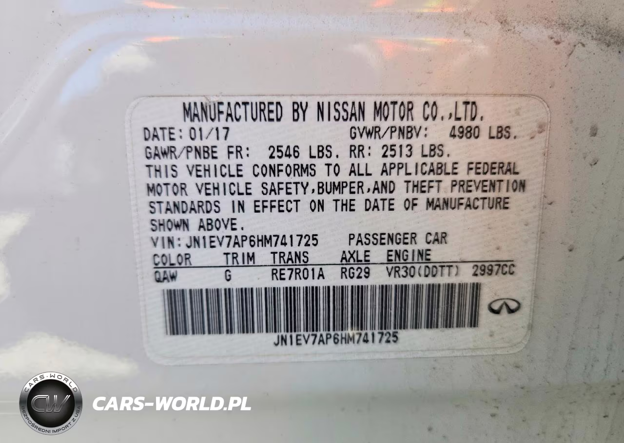 2017 Infiniti Q50 Premium VIN:JN1EV7AP6HM741725 - 12