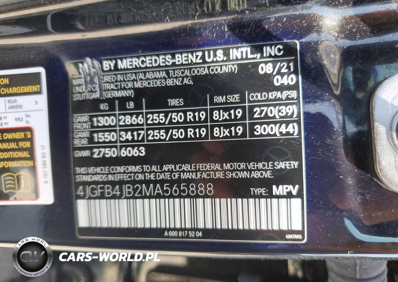 2021 Mercedes-Benz Gle 350 VIN:4JGFB4JB2MA565888 - 13
