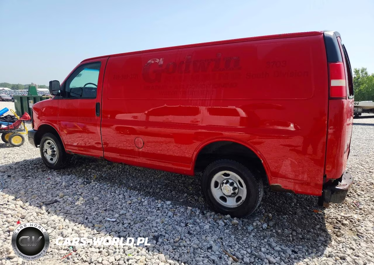 2013 Chevrolet Express 2500 Cargo Delivery Van VIN:1GCWGFCA8D1125969 - 2
