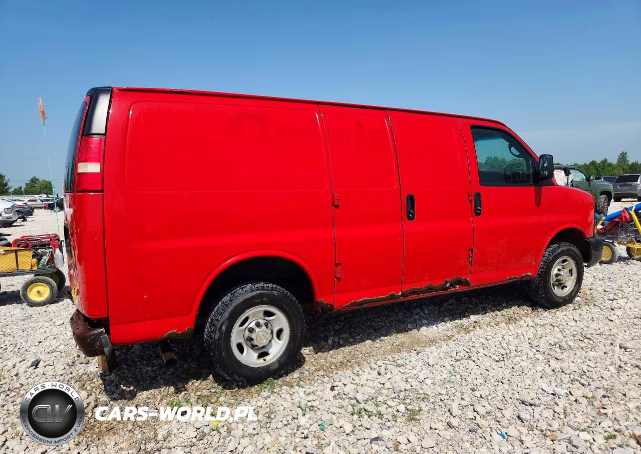 2013 Chevrolet Express 2500 Cargo Delivery Van VIN:1GCWGFCA8D1125969 - 3