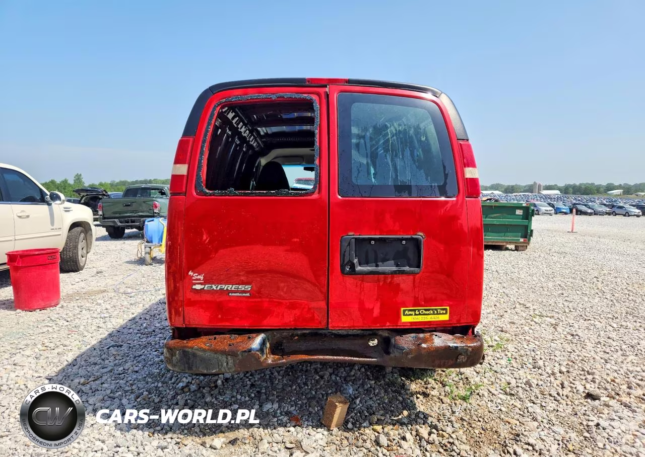 2013 Chevrolet Express 2500 Cargo Delivery Van VIN:1GCWGFCA8D1125969 - 6