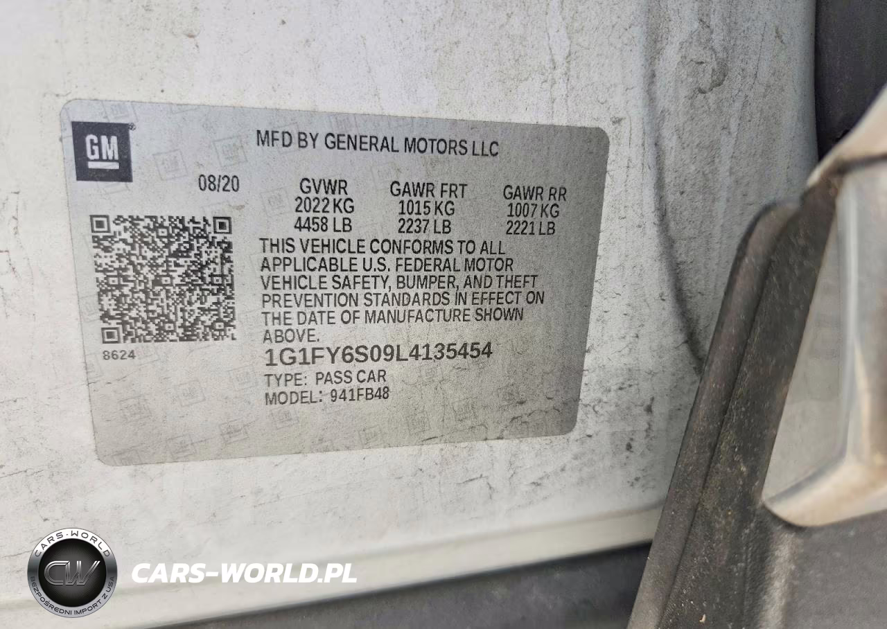 2020 Chevrolet Bolt Ev Lt VIN:1G1FY6S09L4135454 - 12
