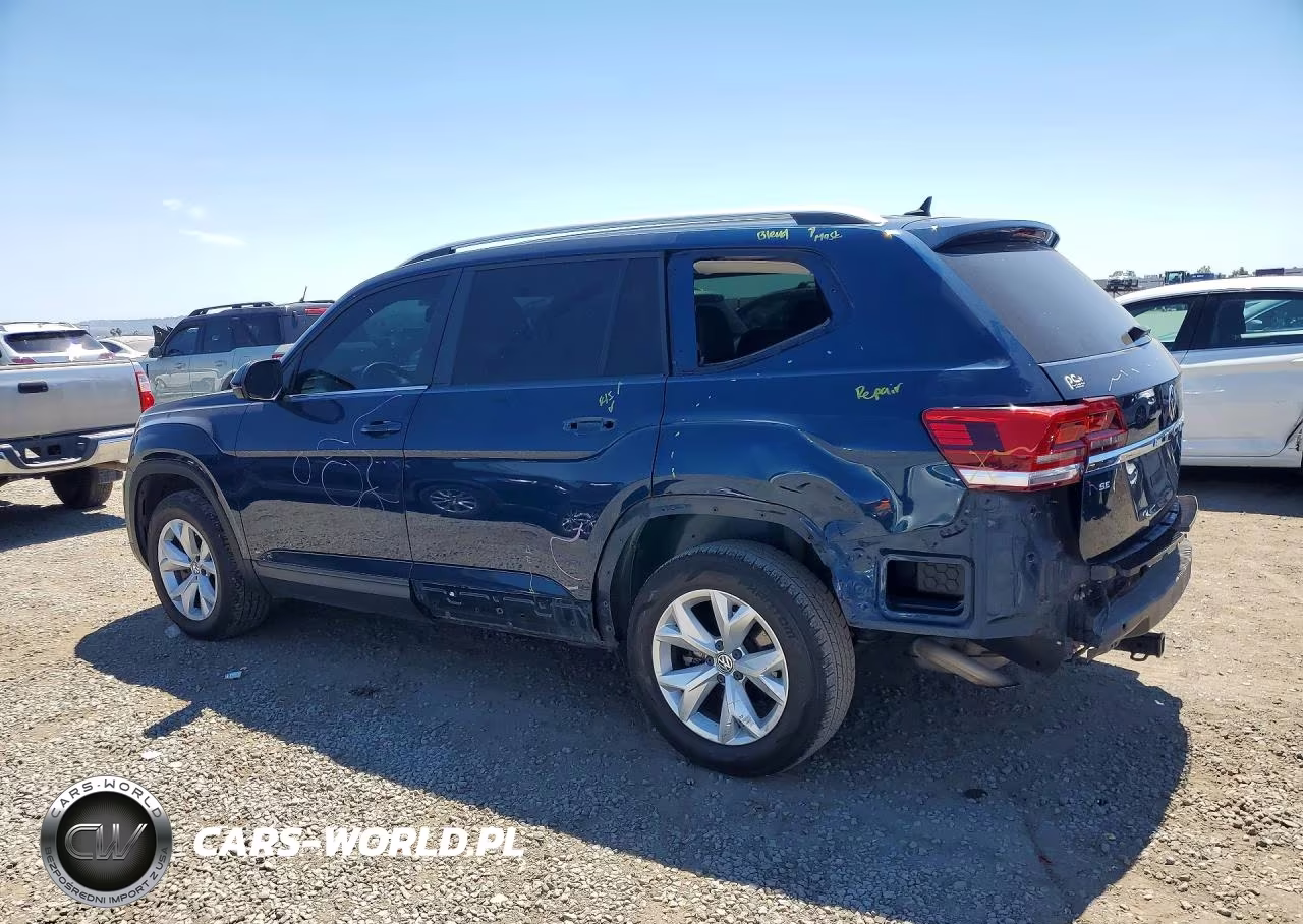 2018 Volkswagen Atlas Se VIN:1V2CR2CAXJC525472 - 2