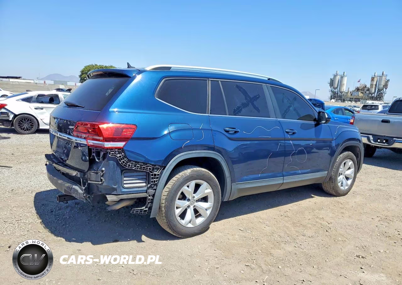 2018 Volkswagen Atlas Se VIN:1V2CR2CAXJC525472 - 3