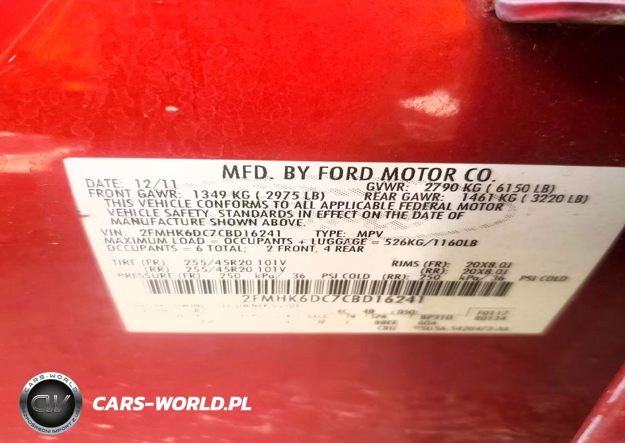 2012 Ford Flex Limited VIN:2FMHK6DC7CBD16241 - 13