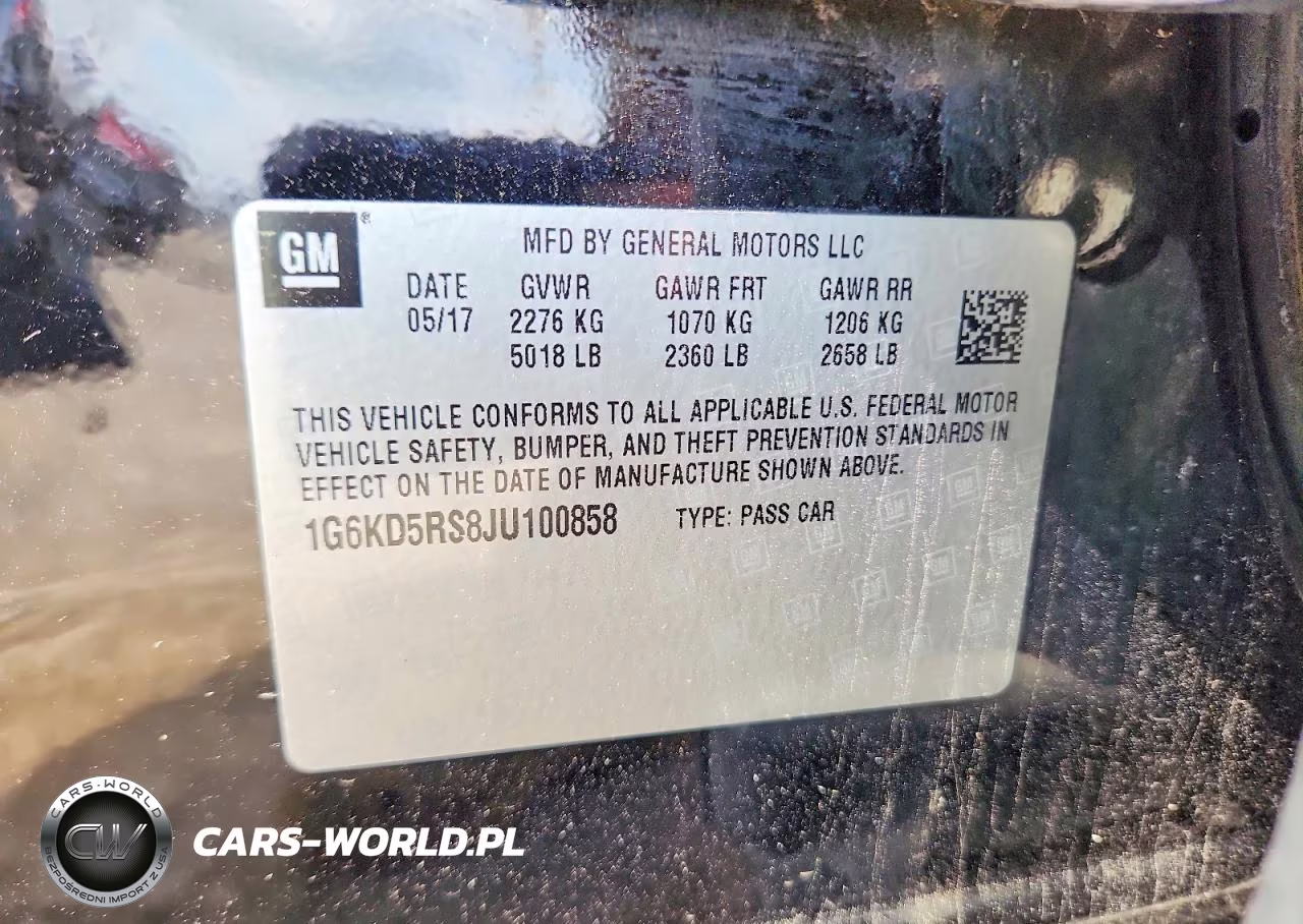 2018 Cadillac Ct6 Luxury VIN:1G6KD5RS8JU100858 - 12