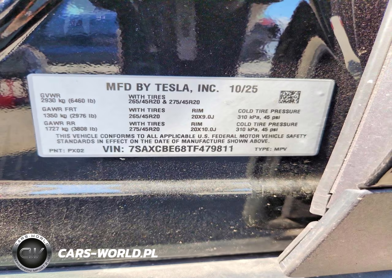 2026 Tesla Model X VIN:7SAXCBE68TF479811 - 13