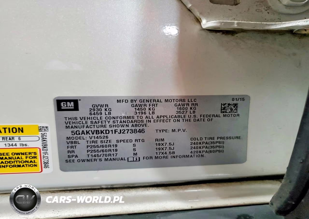2015 Buick Enclave VIN:5GAKVBKD1FJ273846 - 13