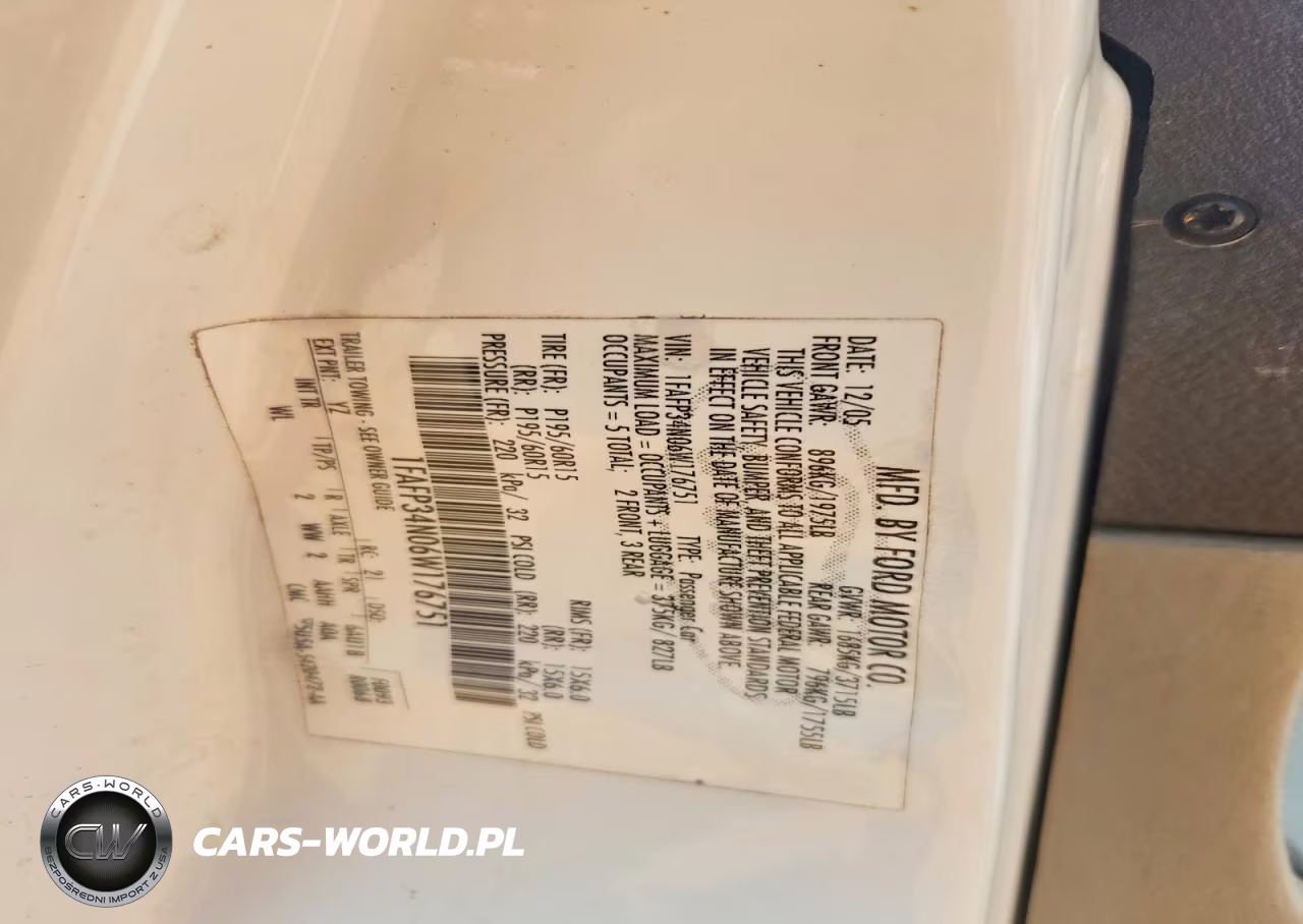 2006 Ford Focus Zx4 VIN:1FAFP34N06W176751 - 13