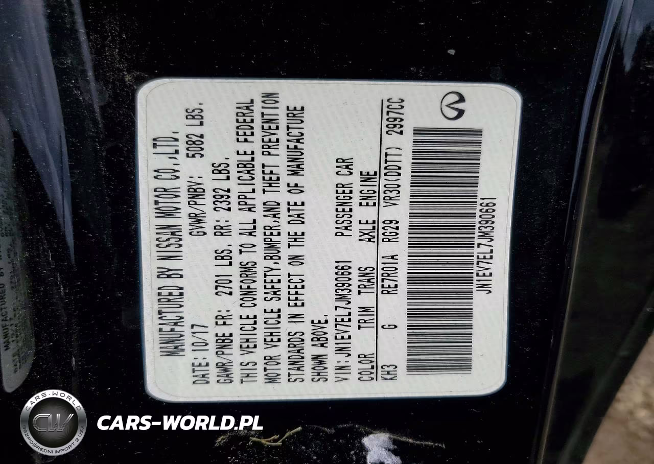 2018 Infiniti Q60 3.0T Luxe VIN:JN1EV7EL7JM390661 - 12