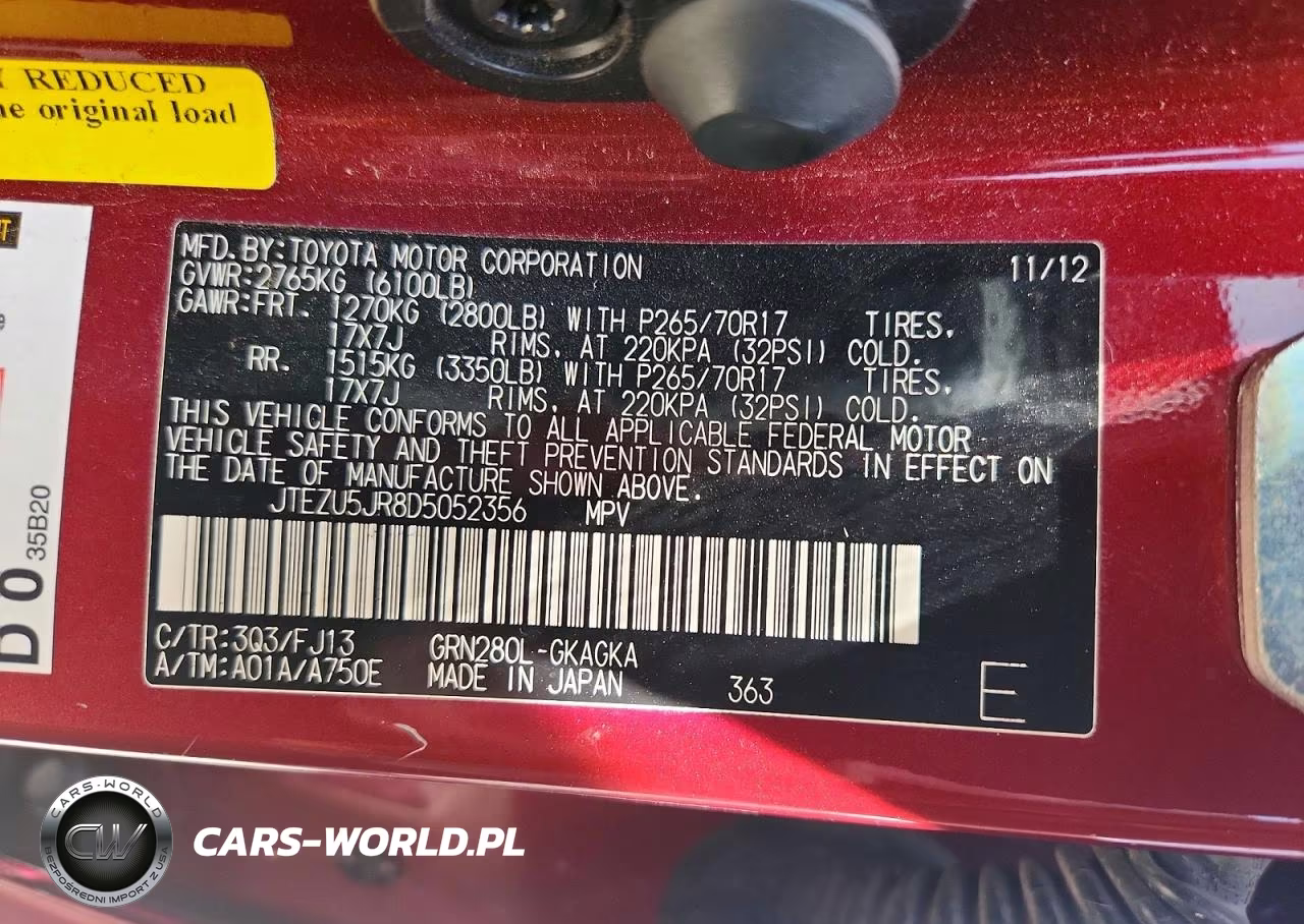 2013 Toyota 4Runner Sr5 VIN:JTEZU5JR8D5052356 - 14