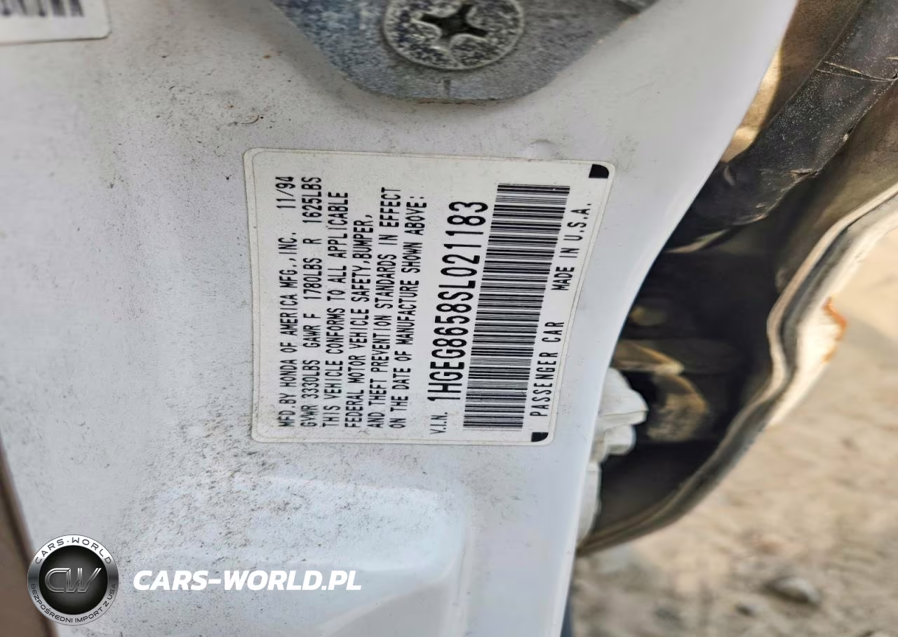1995 Honda Civic Lx VIN:1HGEG8658SL021183 - 12