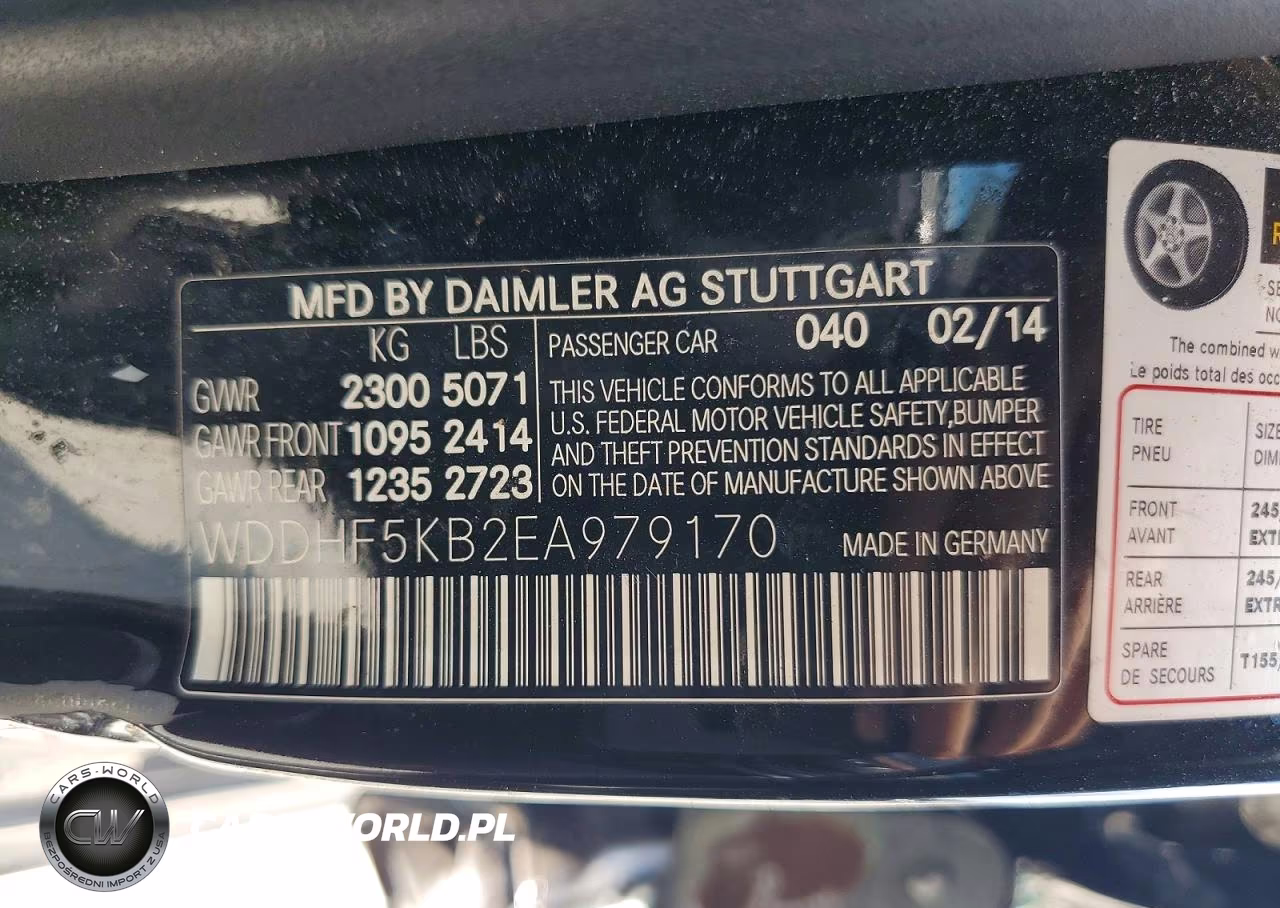 2014 Mercedes-Benz E 350 VIN:WDDHF5KB2EA979170 - 12
