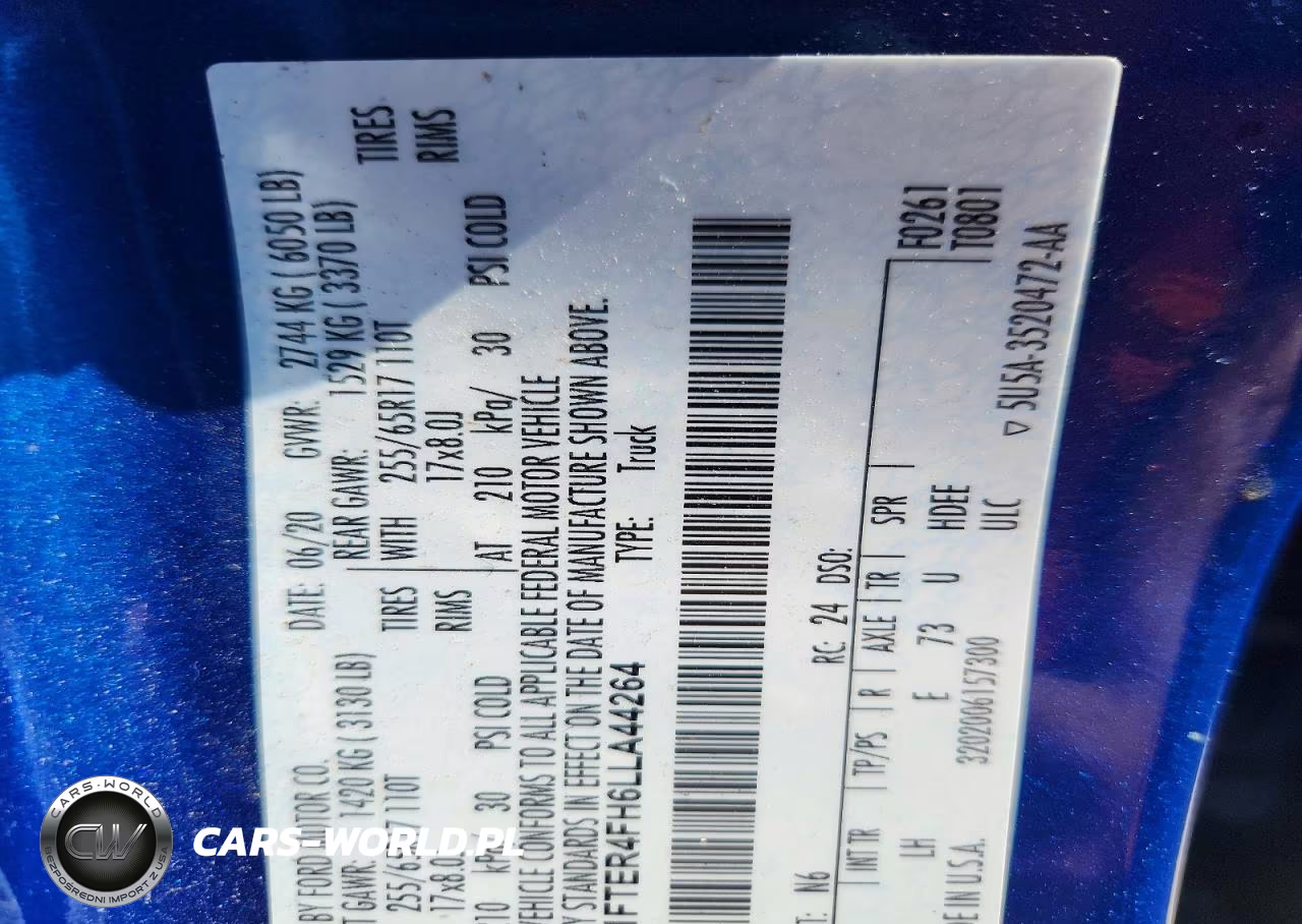 2020 Ford Ranger Xl VIN:1FTER4FH6LLA44264 - 12