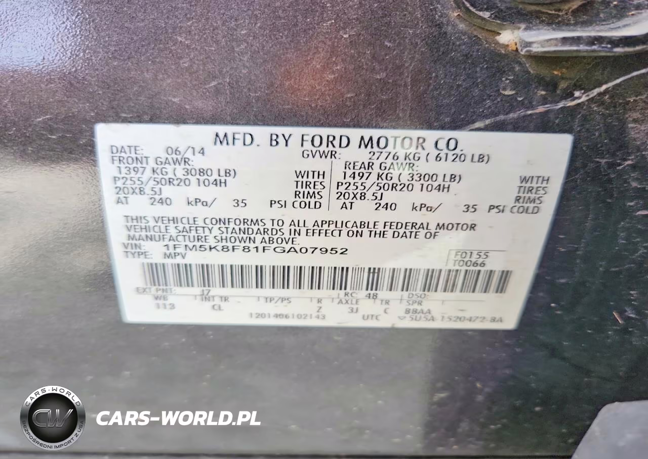 2015 Ford Explorer Limited VIN:1FM5K8F81FGA07952 - 13
