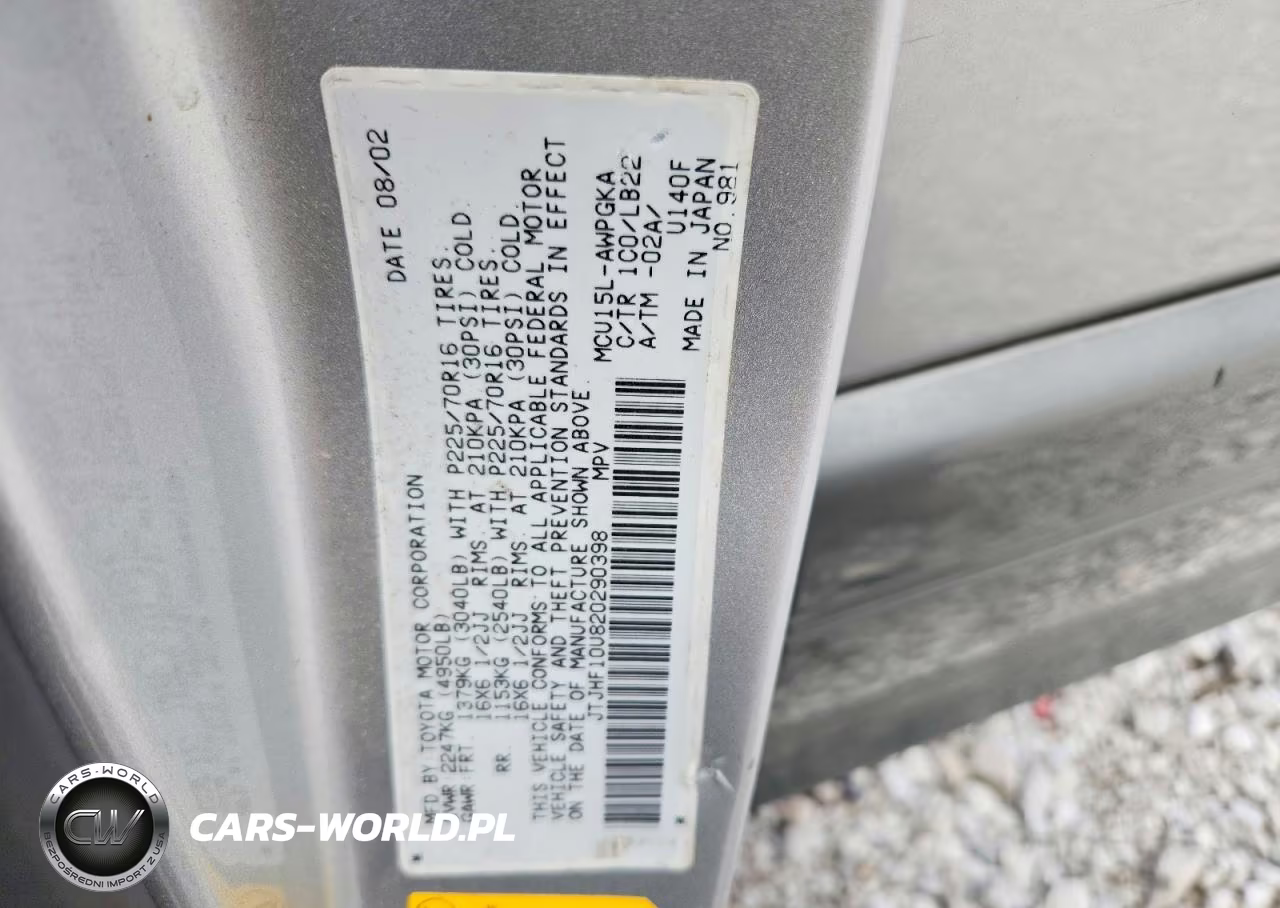 2002 Lexus Rx 300 VIN:JTJHF10U820290398 - 12