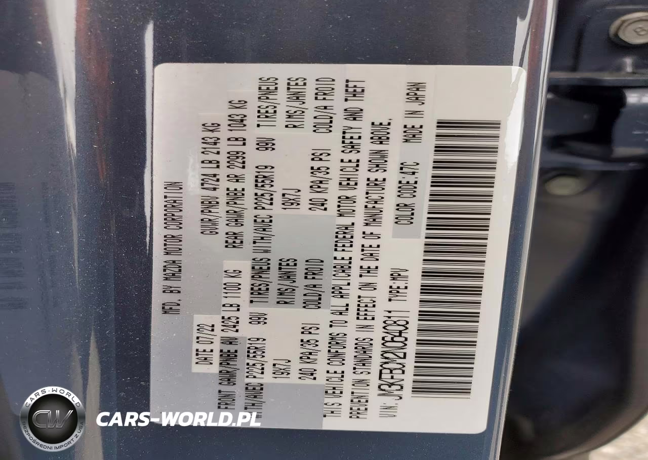 2022 Mazda Cx-5 Preferred VIN:JM3KFBCM2N0640811 - 14