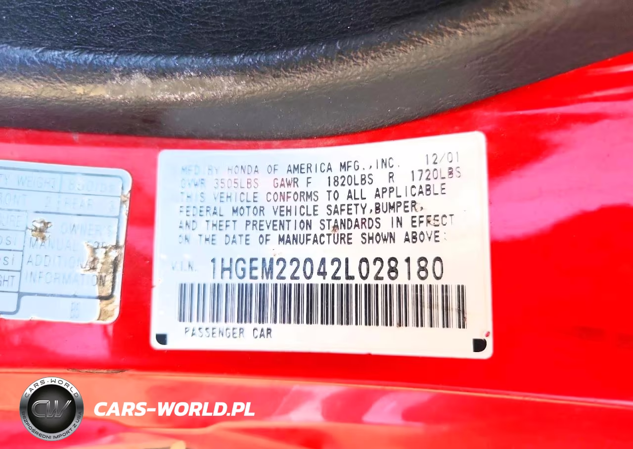 2002 Honda Civic Ex VIN:1HGEM22042L028180 - 12