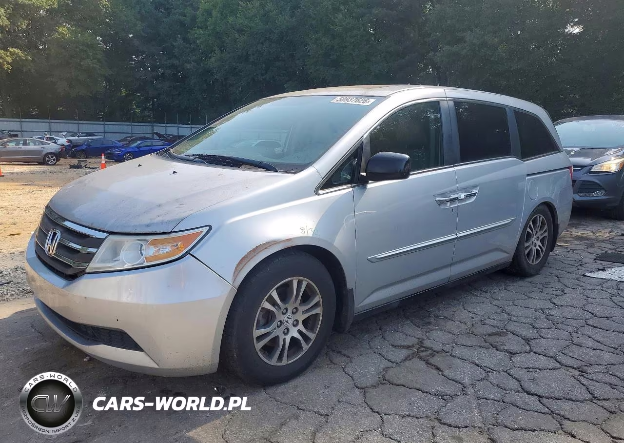 2013 Honda Odyssey Exl VIN:5FNRL5H66DB036979 - 1