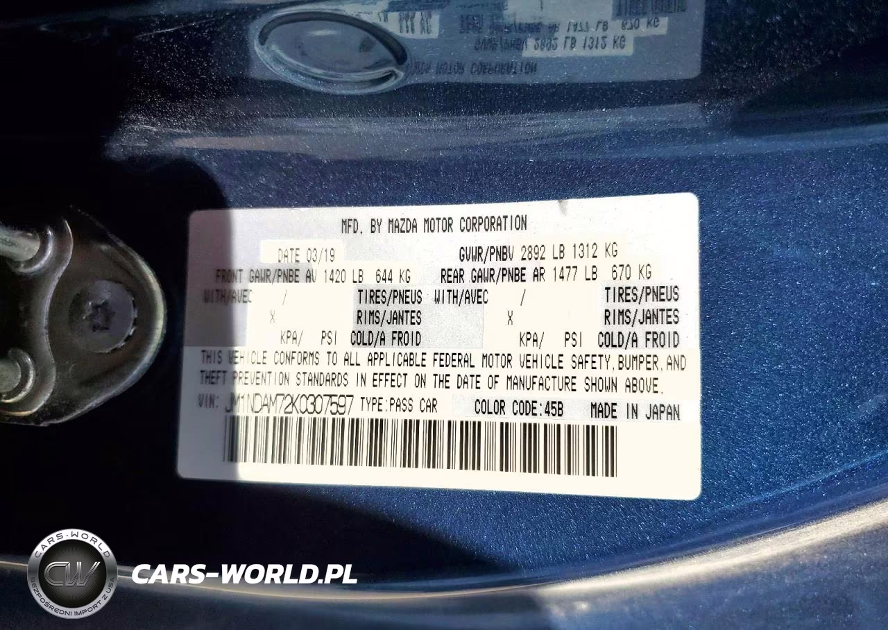 2019 Mazda Mx-5 Miata Grand Touring VIN:JM1NDAM72K0307597 - 13