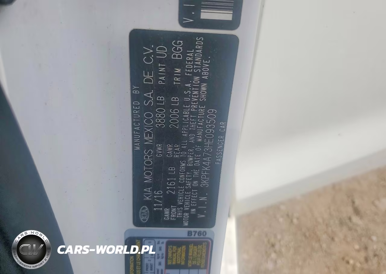 2017 Kia Forte Lx VIN:3KPFK4A73HE093509 - 13