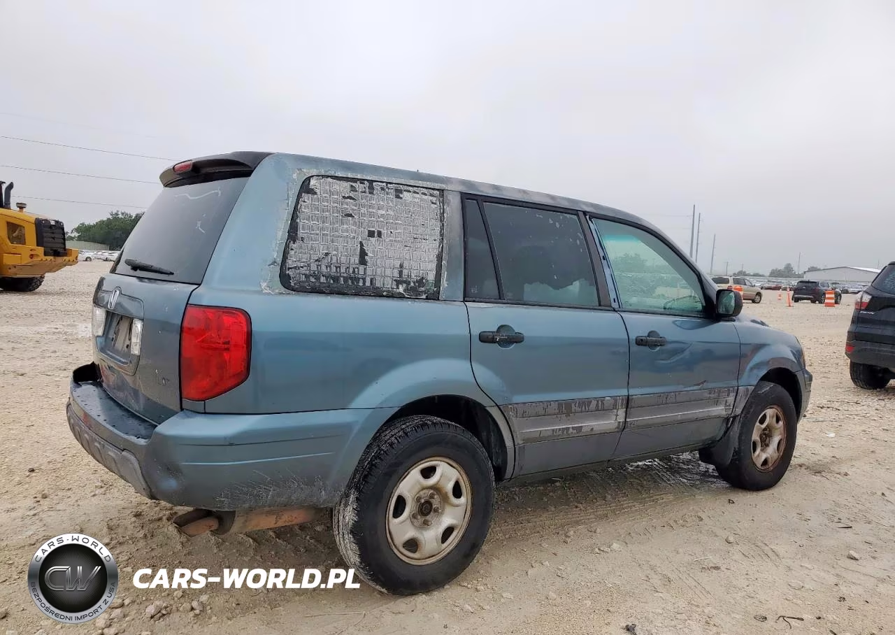 2005 Honda Pilot Lx VIN:2HKYF18195H542244 - 3