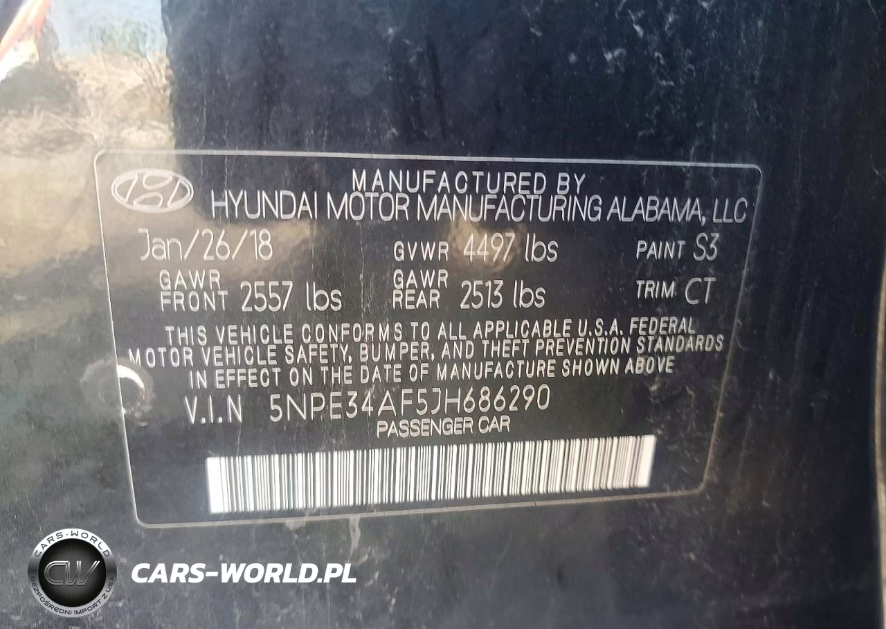2018 Hyundai Sonata Limited VIN:5NPE34AF5JH686290 - 12