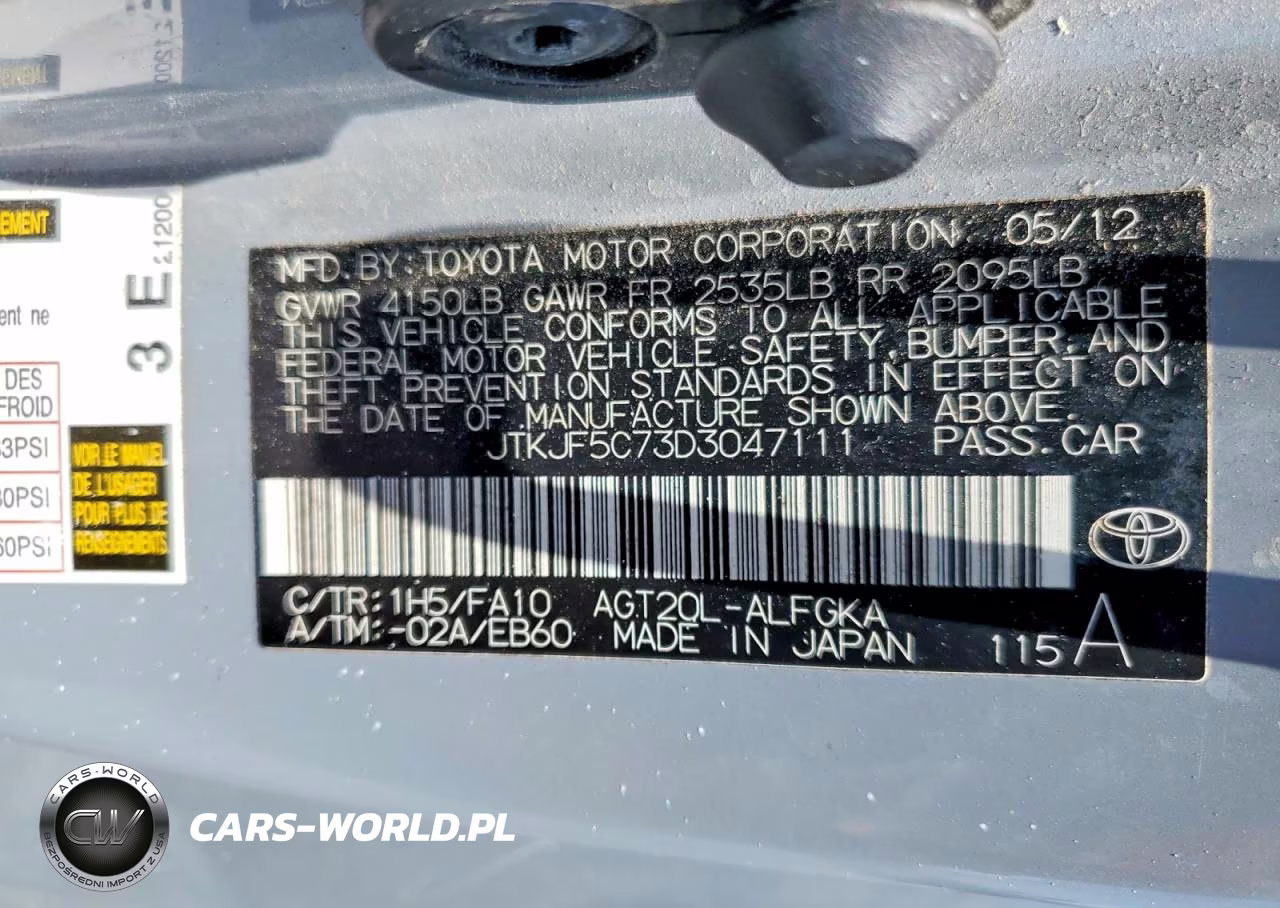 2013 Scion Tc Base VIN:JTKJF5C73D3047111 - 12