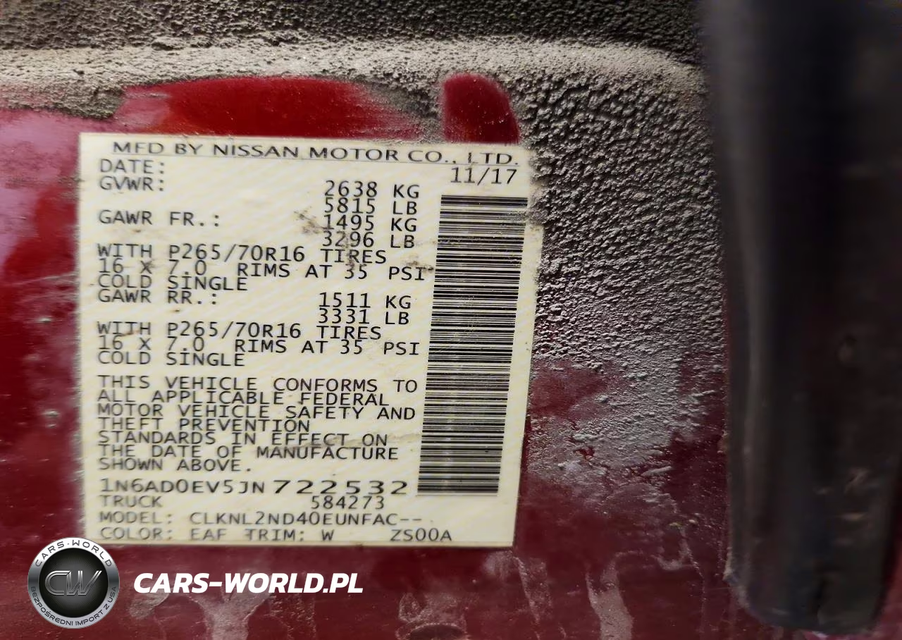 2018 Nissan Frontier Sv VIN:1N6AD0EV5JN722532 - 12