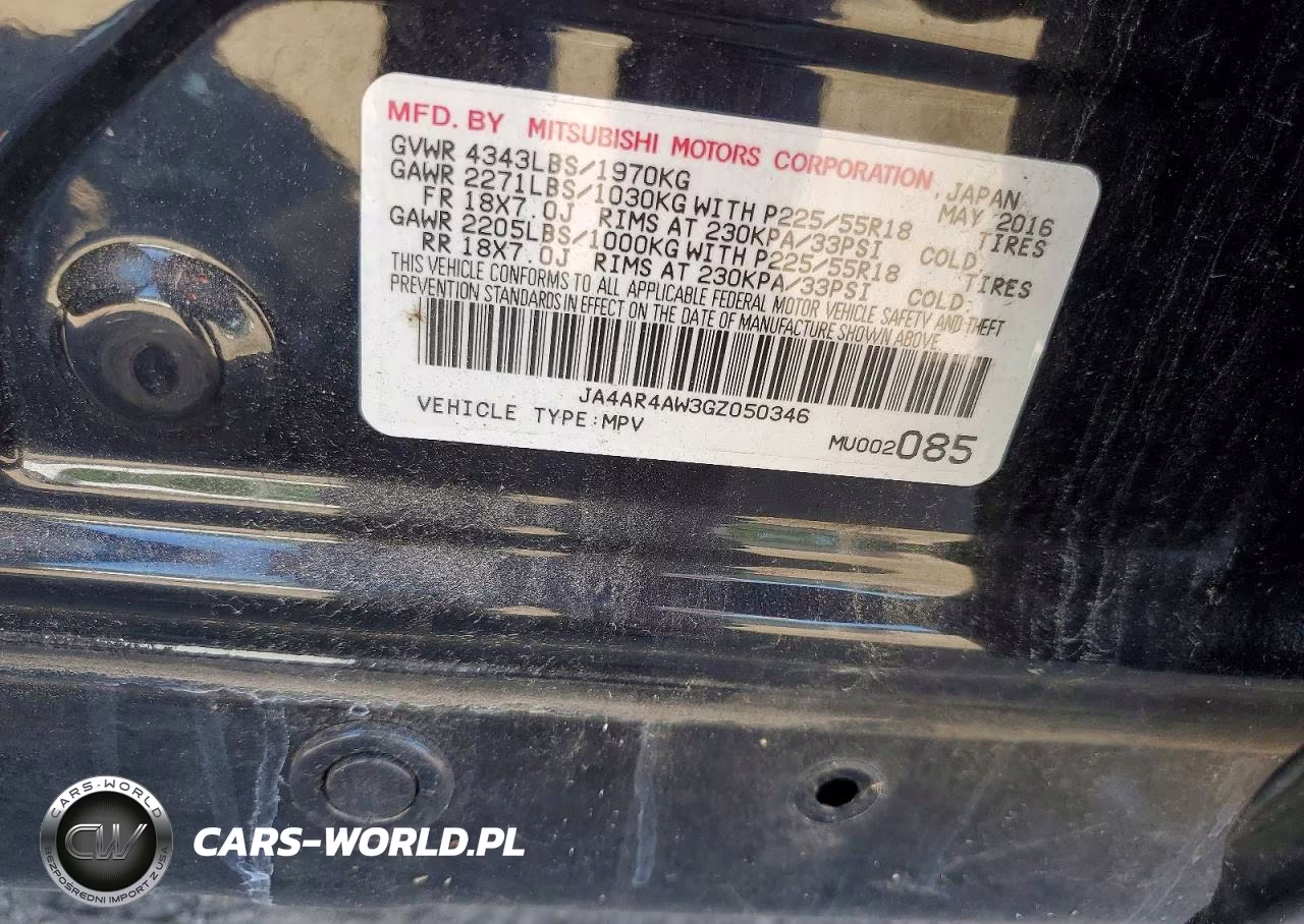2016 Mitsubishi Outlander Sport Sel VIN:JA4AR4AW3GZ050346 - 12