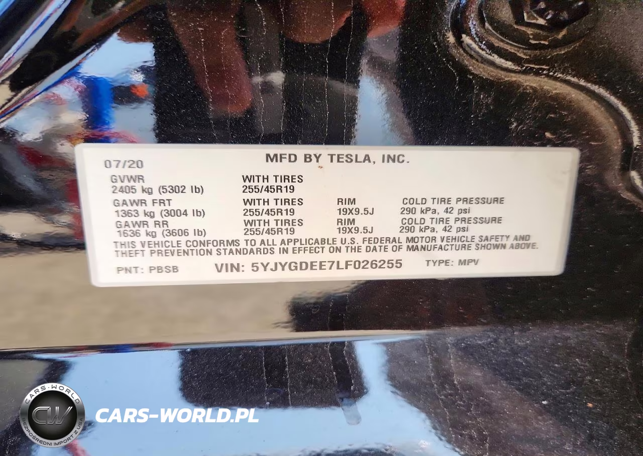 2020 Tesla Model Y VIN:5YJYGDEE7LF026255 - 13