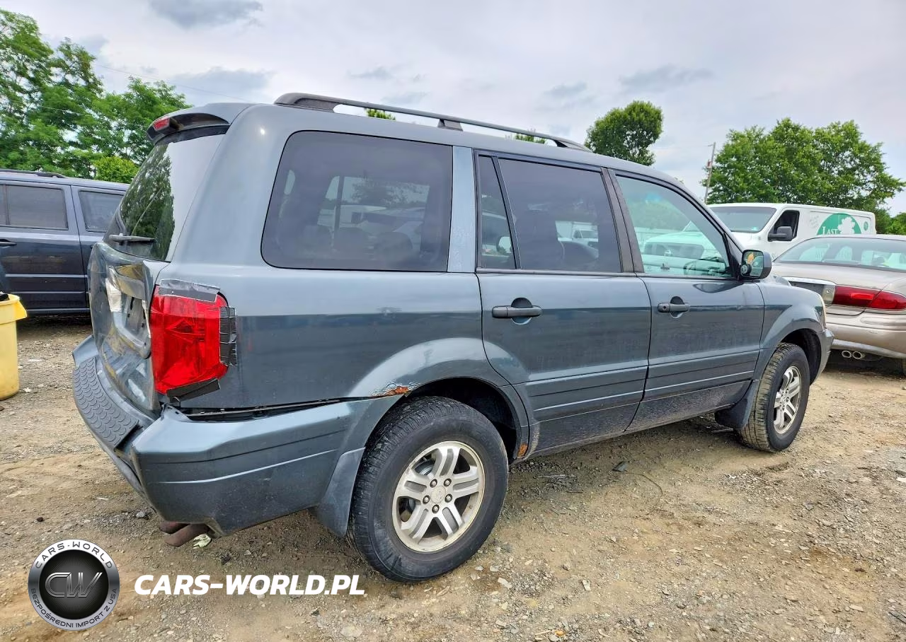2004 Honda Pilot Exl VIN:2HKYF18514H587888 - 3