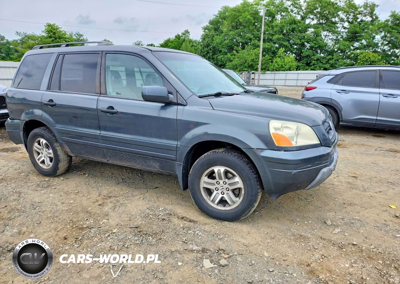 2004 Honda Pilot Exl VIN:2HKYF18514H587888 - 4