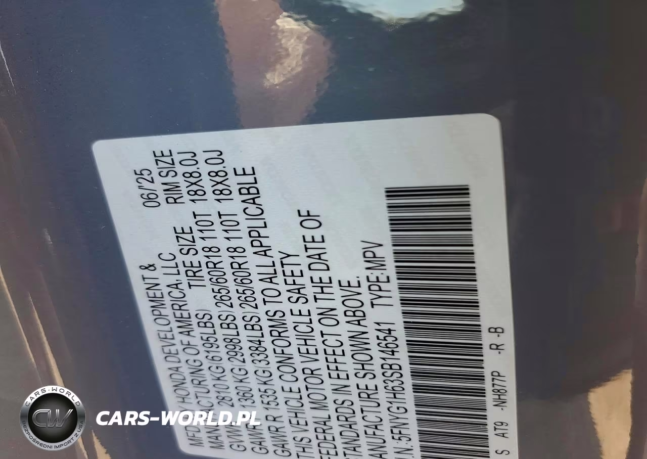 2025 Honda Pilot Trailsport VIN:5FNYG1H63SB146541 - 13
