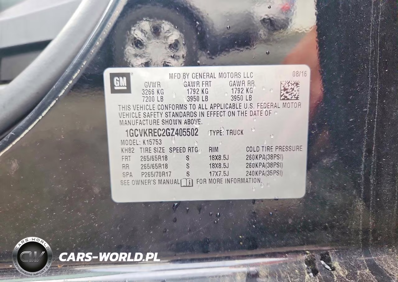 2016 Chevrolet Silverado K1500 Lt VIN:1GCVKREC2GZ405502 - 12