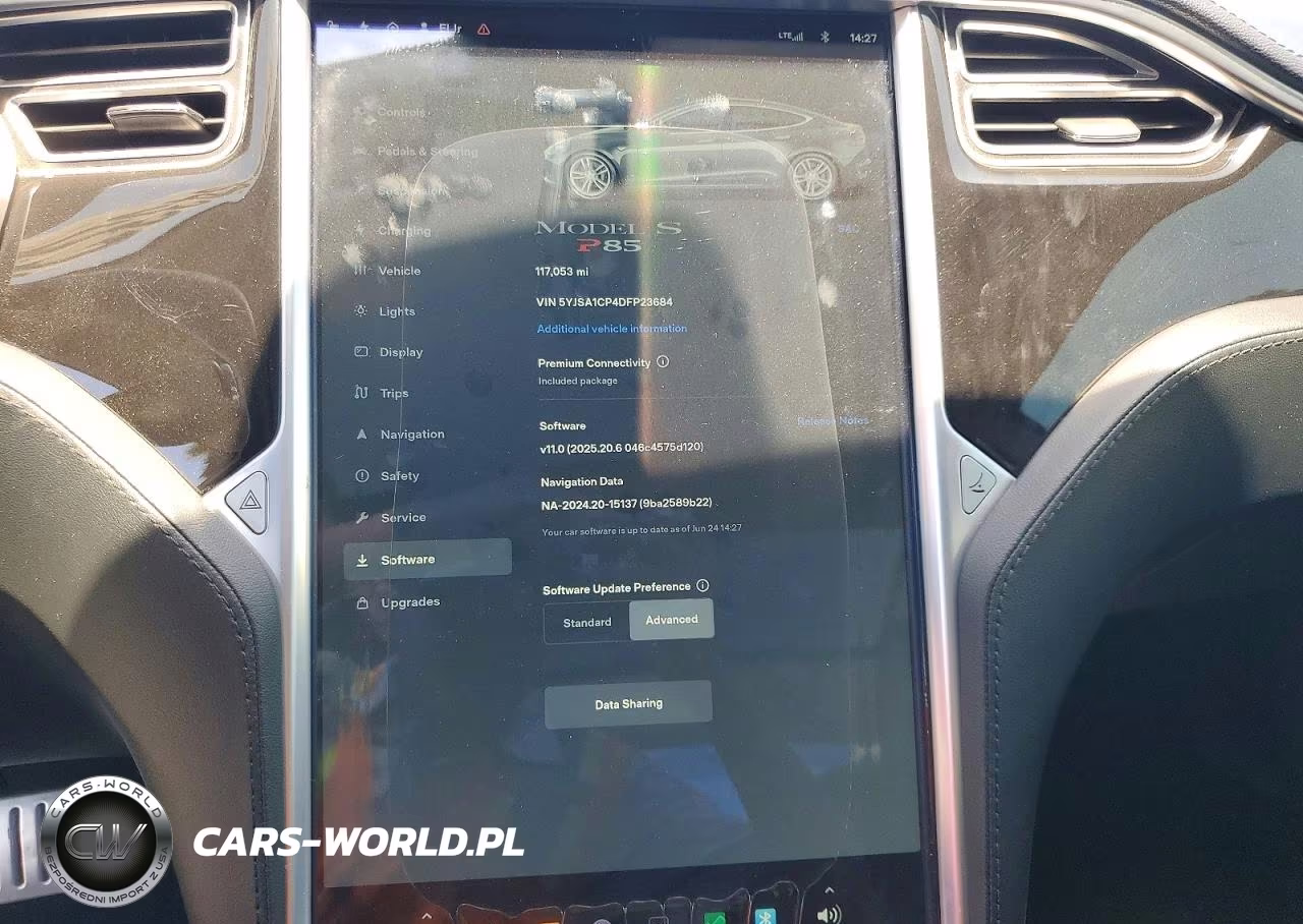 2013 Tesla Model S Performance VIN:5YJSA1CP4DFP23684 - 9
