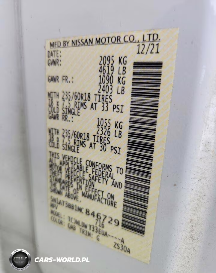 2021 Nissan Rogue Sv VIN:5N1AT3BB1MC846729 - 14