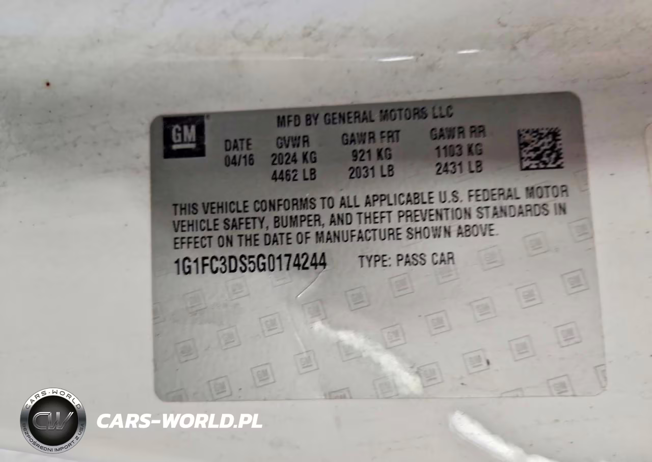 2016 Chevrolet Camaro Lt VIN:1G1FC3DS5G0174244 - 13