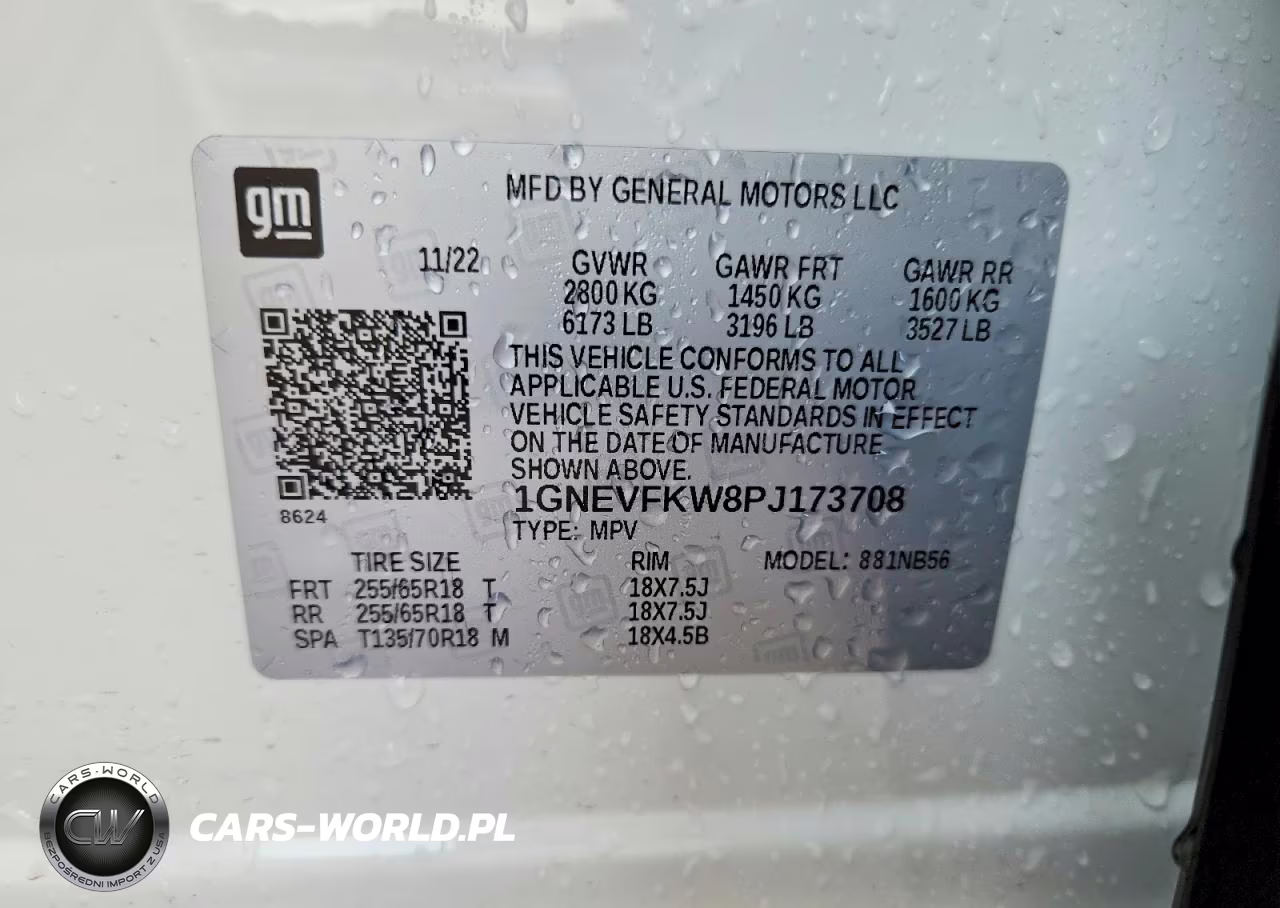 2023 Chevrolet Traverse Ls VIN:1GNEVFKW8PJ173708 - 13