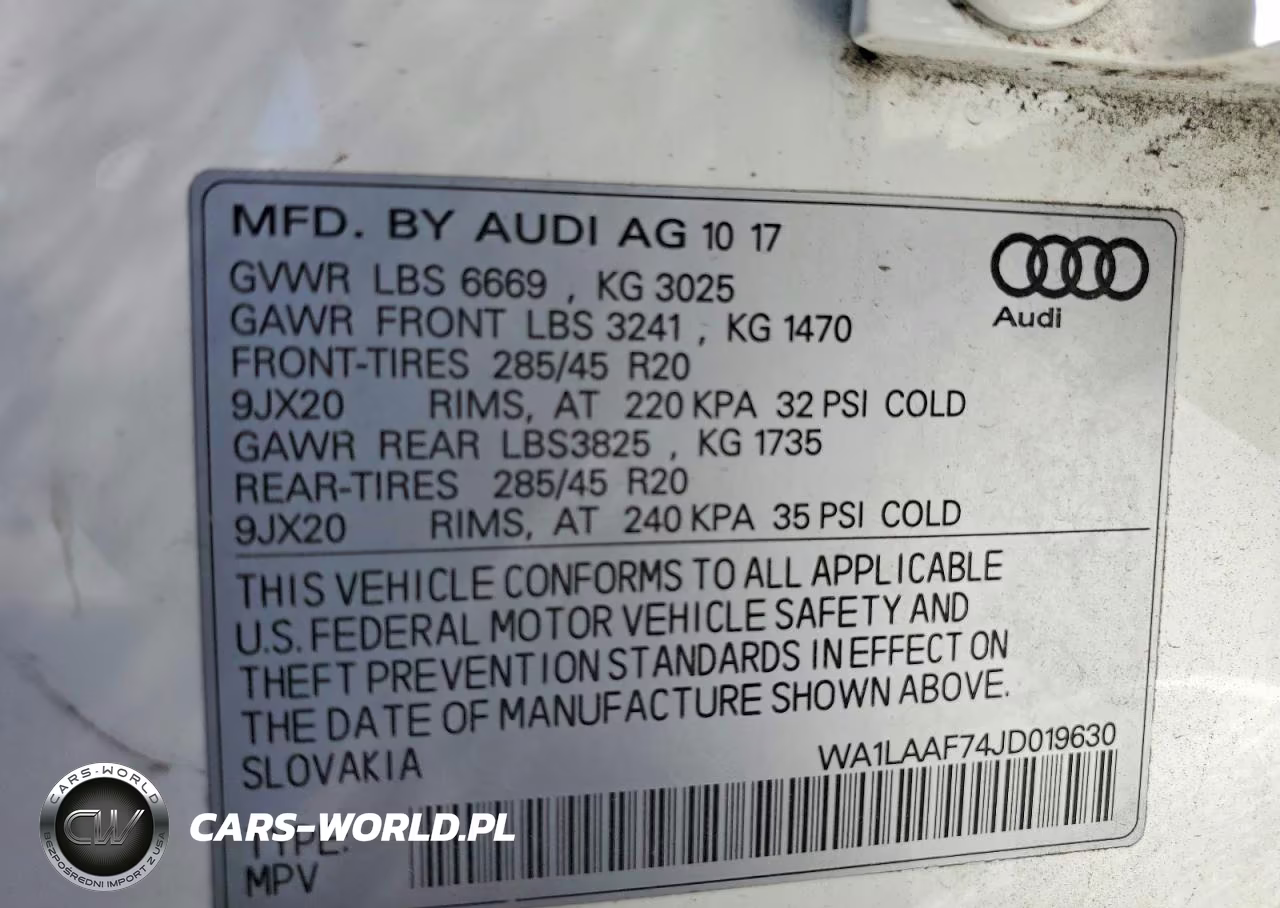 2018 Audi Q7 Premium Plus VIN:WA1LAAF74JD019630 - 13