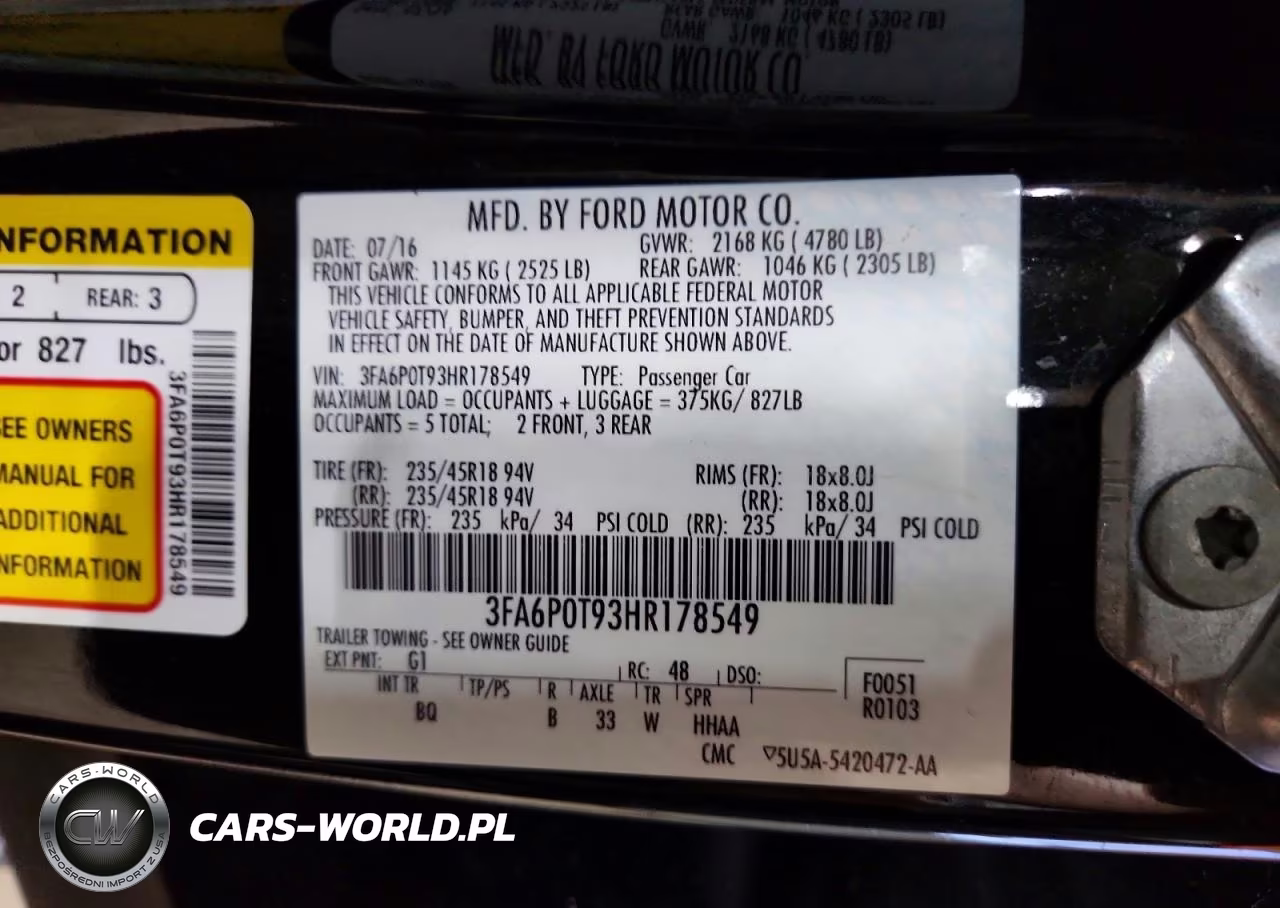 2017 Ford Fusion Se VIN:3FA6P0T93HR178549 - 12