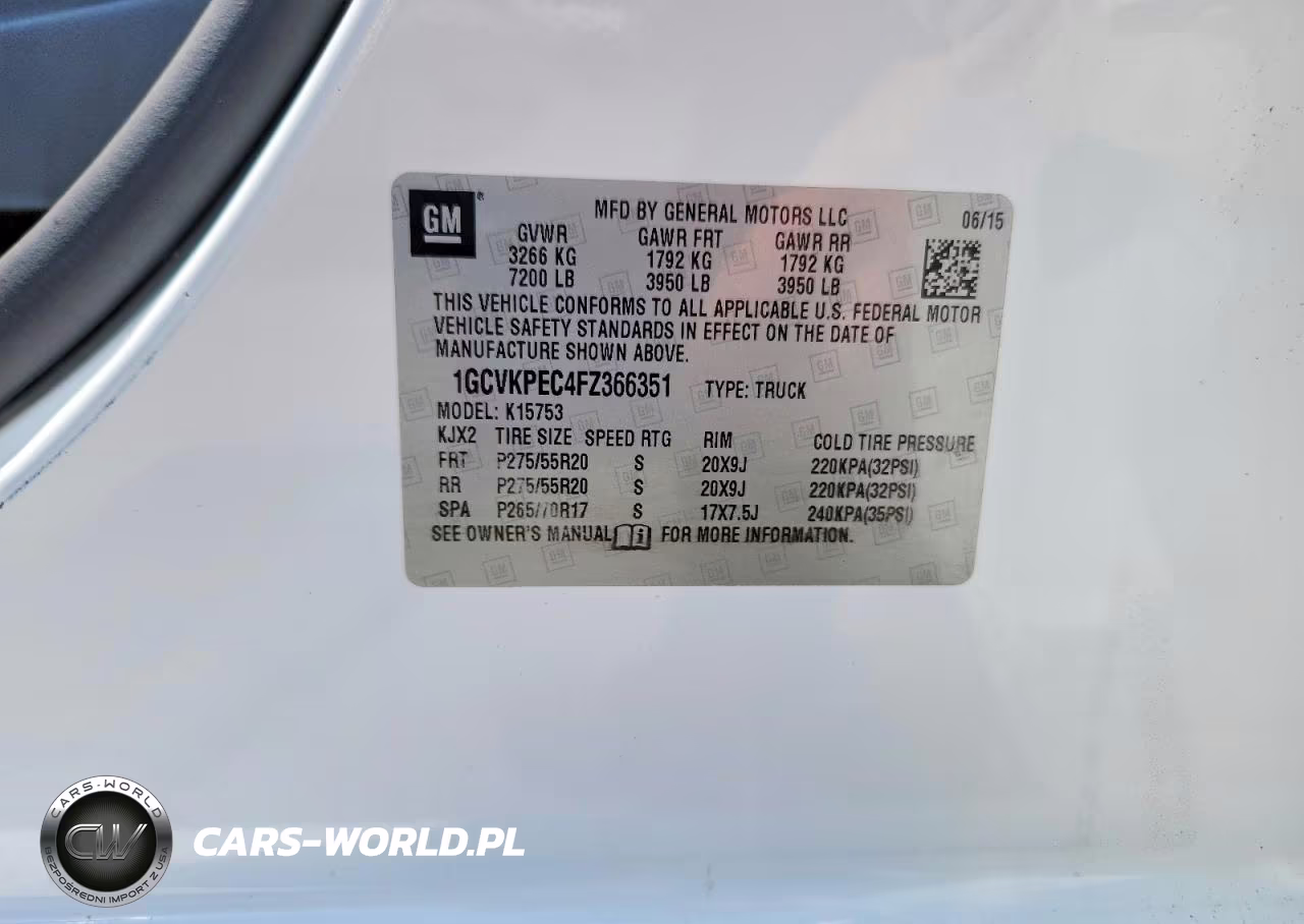 2015 Chevrolet Silverado K1500 VIN:1GCVKPEC4FZ366351 - 12