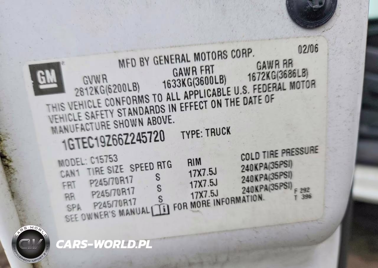 2006 GMC New Sierra C1500 VIN:1GTEC19Z66Z245720 - 12