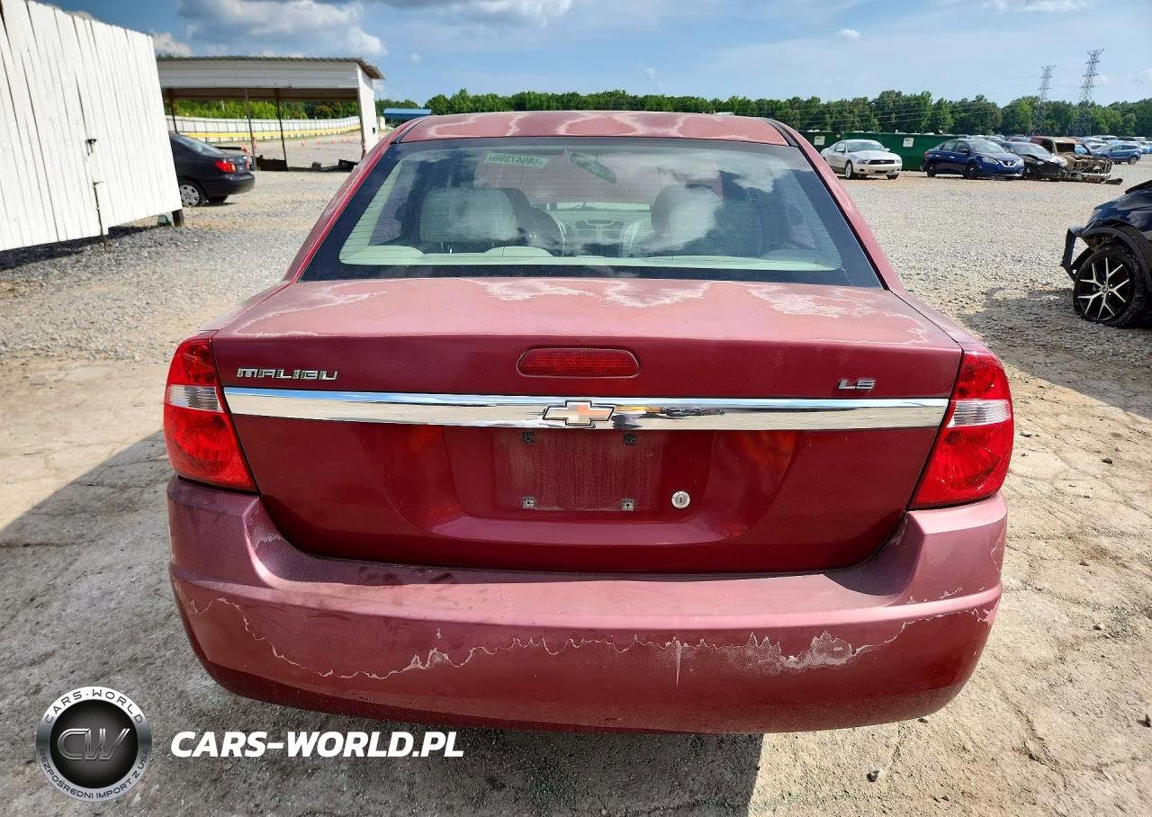2007 Chevrolet Malibu Ls VIN:1G1ZS58F17F250905 - 6